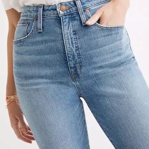 NWT Madewell Curvy Classic Straight Meadowland 31